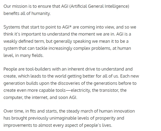 Sam Altmans latest article: AI Agents will reshape the world economy