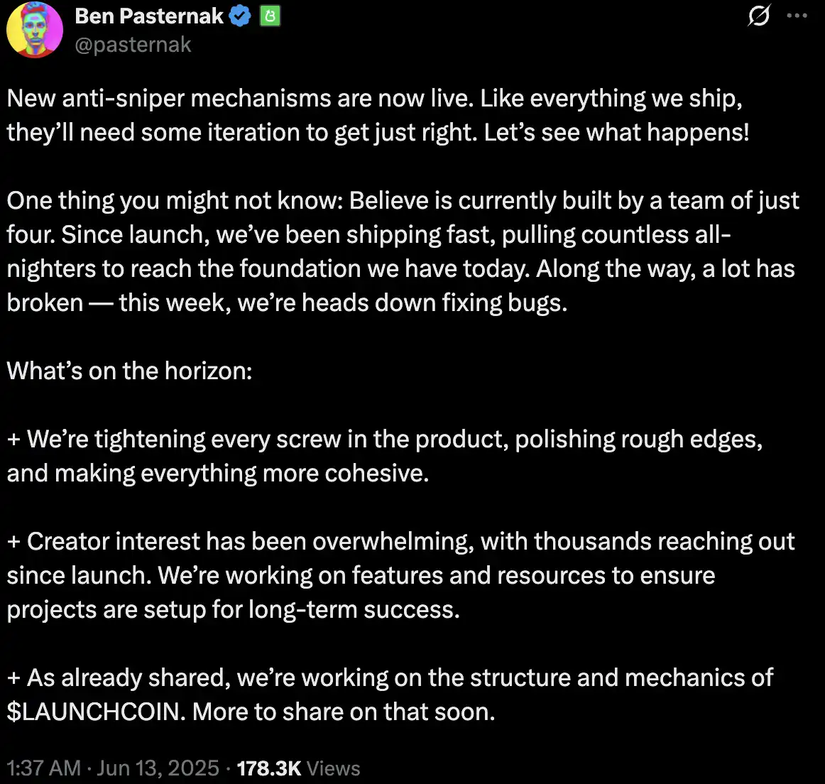 As Launchcoin ecosystem recovers, what other potential projects in Believe are worth paying attention to?