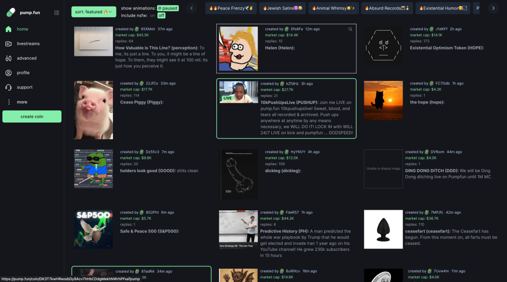 A complete analysis of the one-click token issuance tool: Pump.fun and PUMP tokens