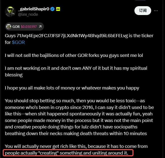 From a joke meme to a serious L1 in 48 hours, will Gorbagana fork Solana?