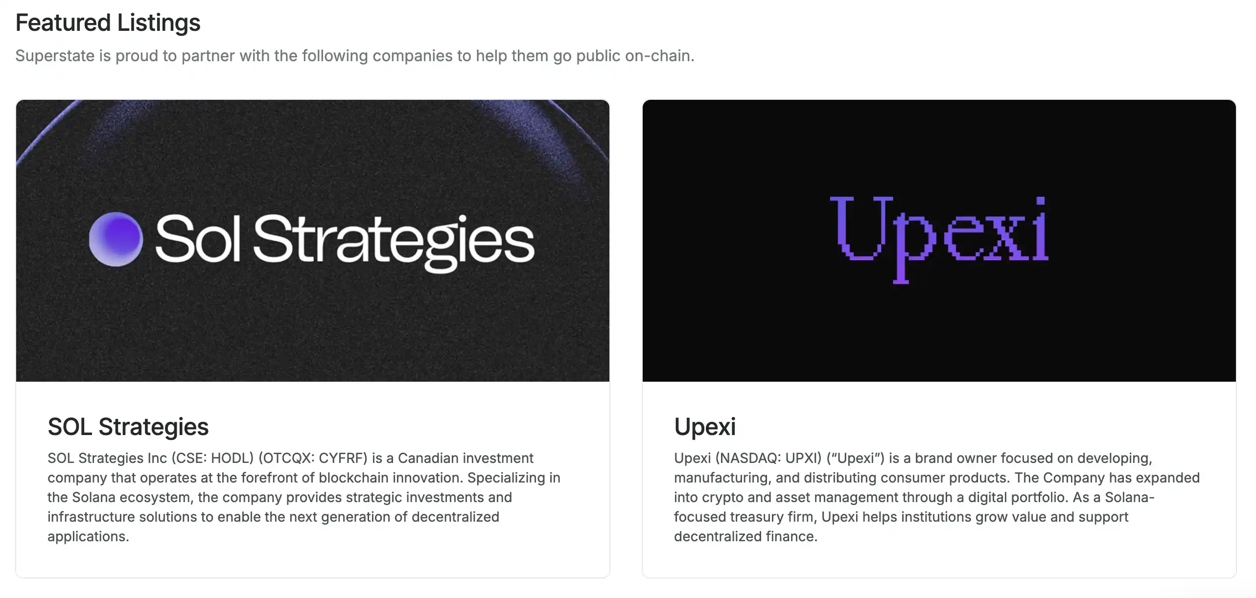 Superstate launches on-chain shares, SOL Reserve Company moves the coin-share battlefield back to the chain