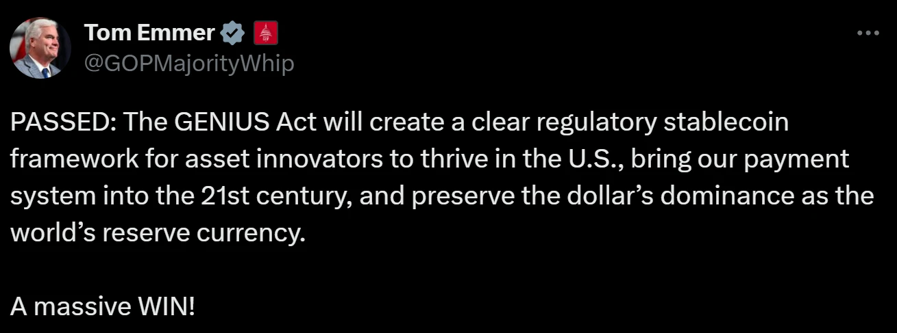 With the implementation of the GENIUS Act, how should we treat the stablecoin narrative with caution?