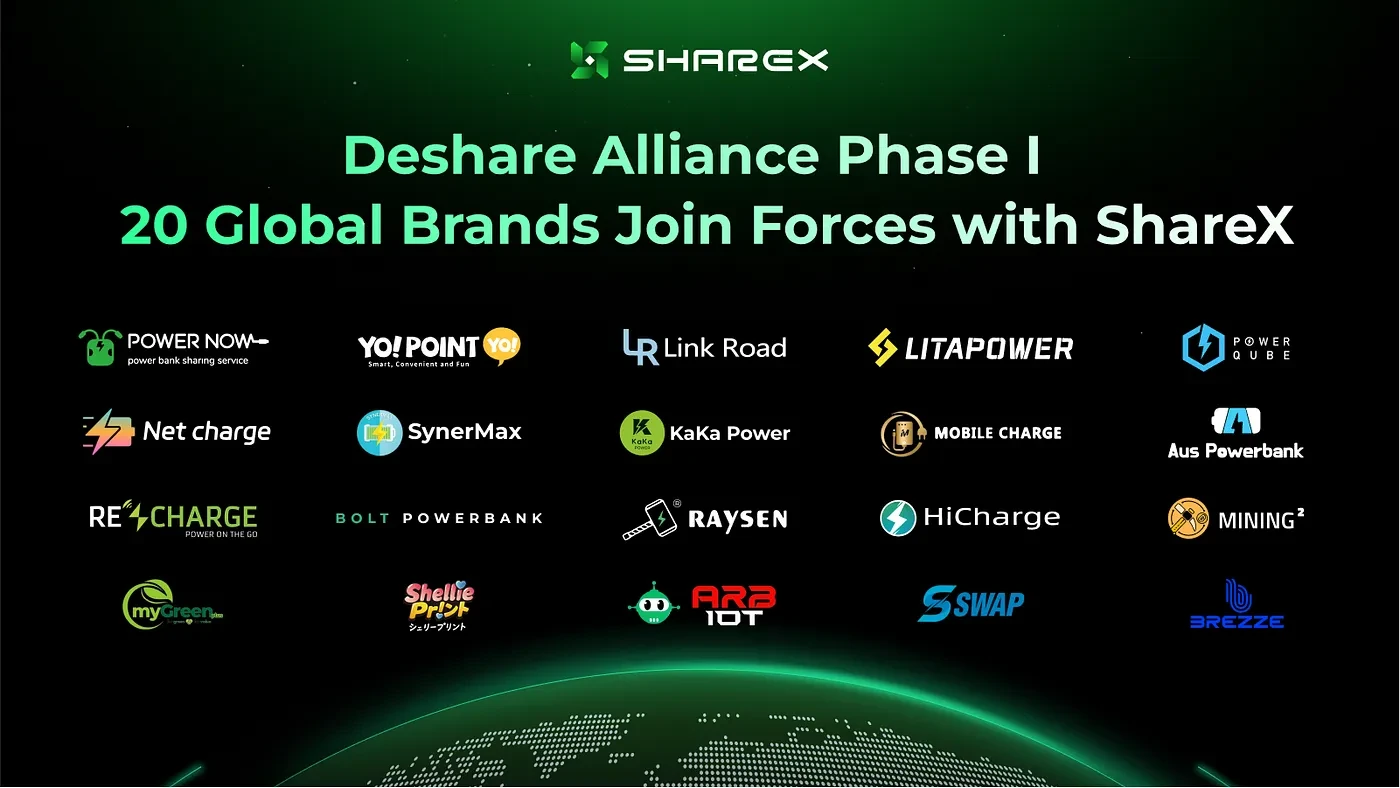 From street equipment to RWA: ShareX builds a global on-chain micro-asset network, connecting sharing economy brands in