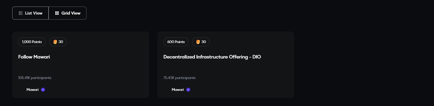 This weeks featured interactive projects: Cysic and Bless from Kaito are launched; Mawari earns points
