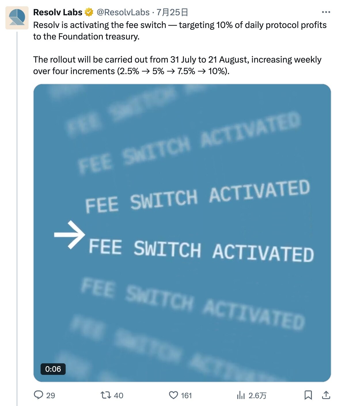 With the “fee switch” activated, will RESOLV become the next ENA?Recommended Articles
