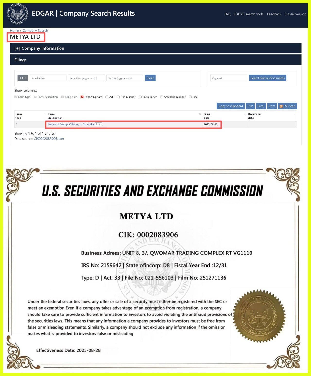 Social payment project Metya obtains US MSB license and SEC registration, actively pursuing global complianceRecommended