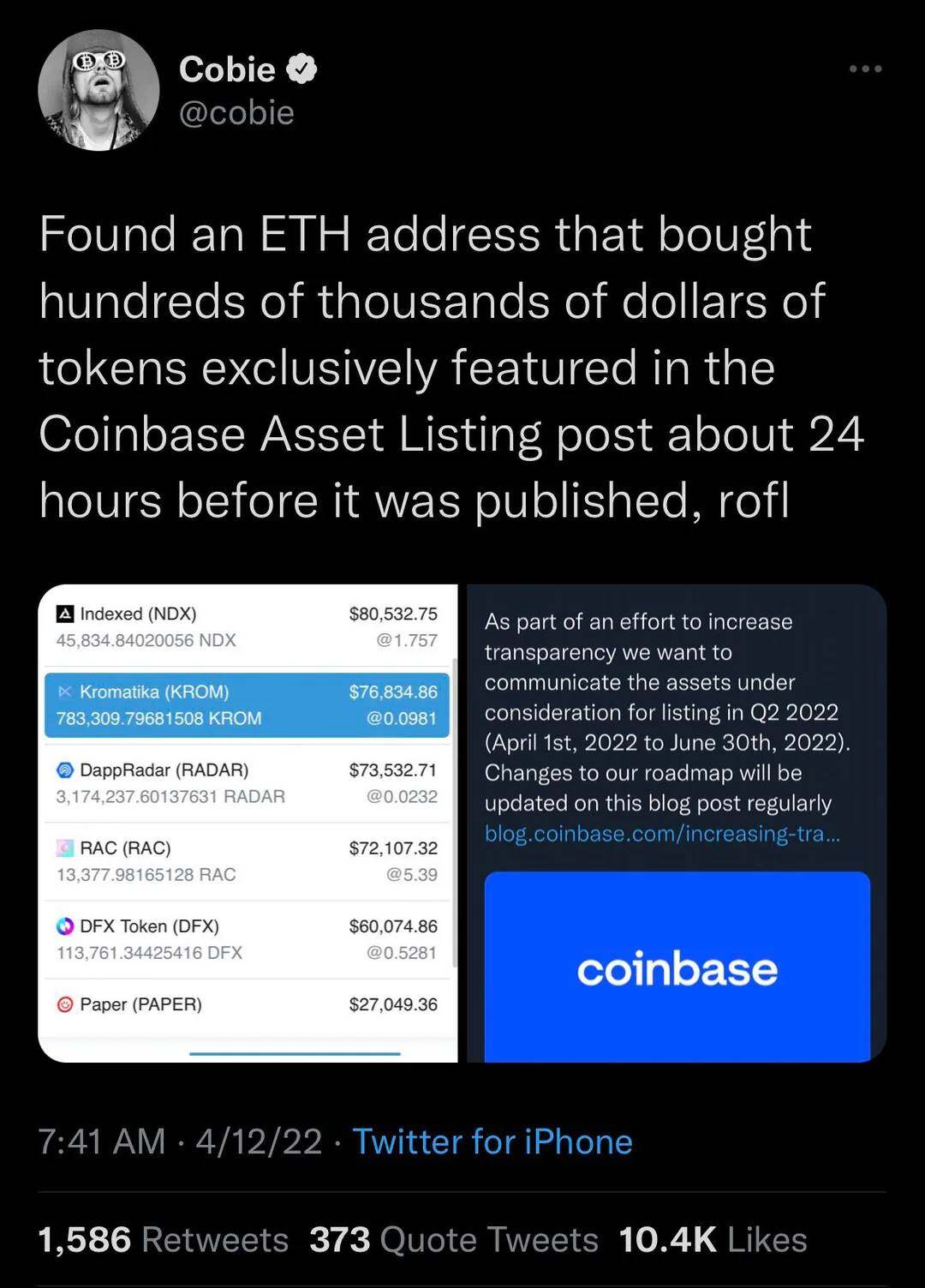 Behind Coinbase's Echo acquisition: Cobie's 13-year journey from 0 to fame and fortune