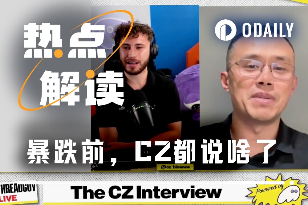 What did CZ say during the live broadcast 3 hours before the “1011 Great Purge”?