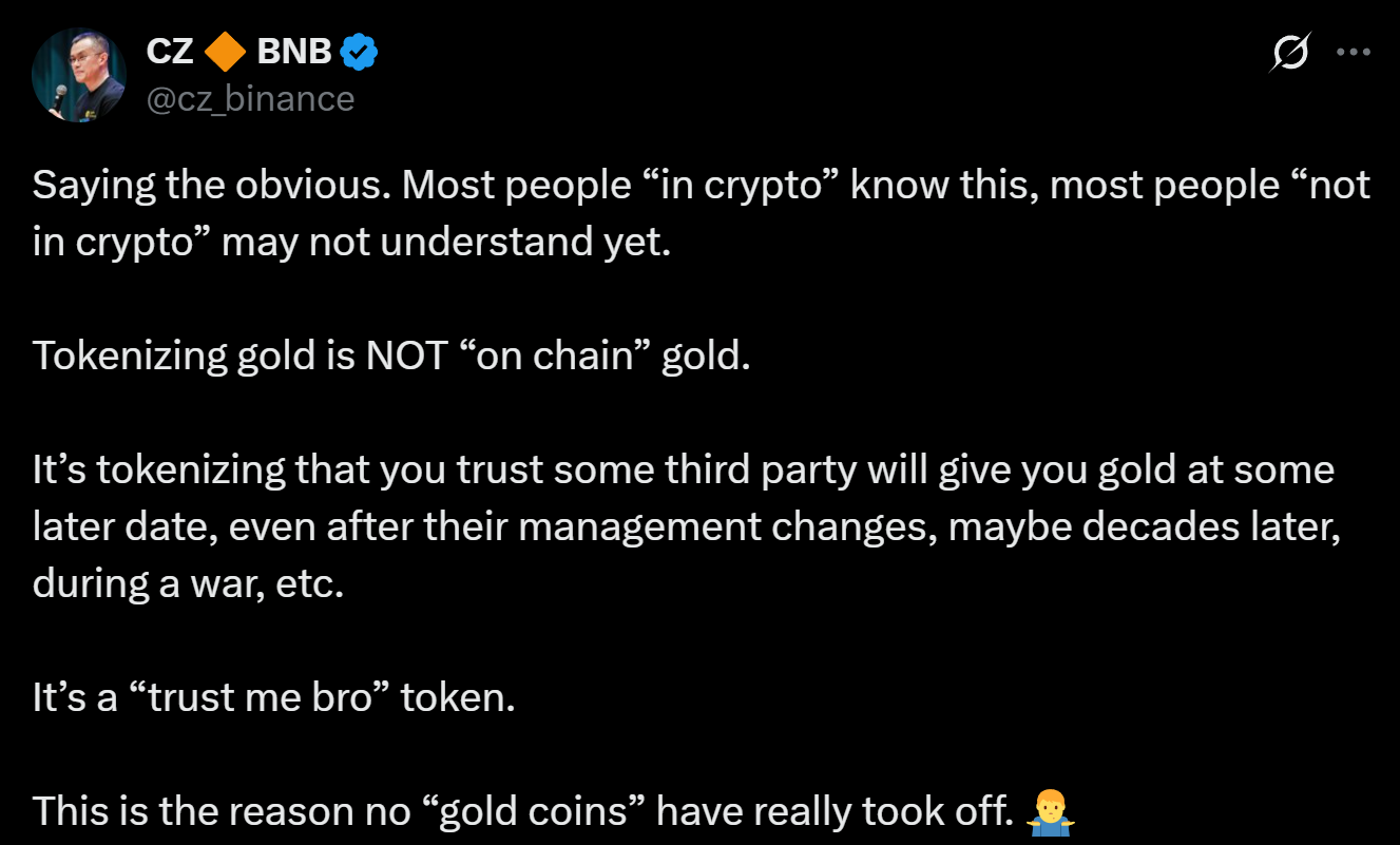 From trustless BTC to tokenized gold, which one is the real