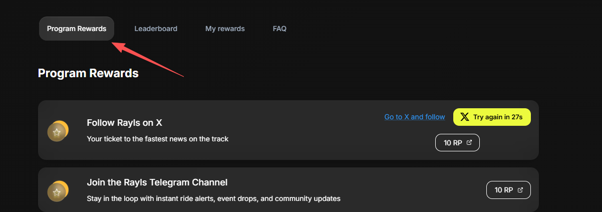 Popular Interaction Collection | Aster Phase 3 is now live; Rayls Points Quest updated (October 13th)