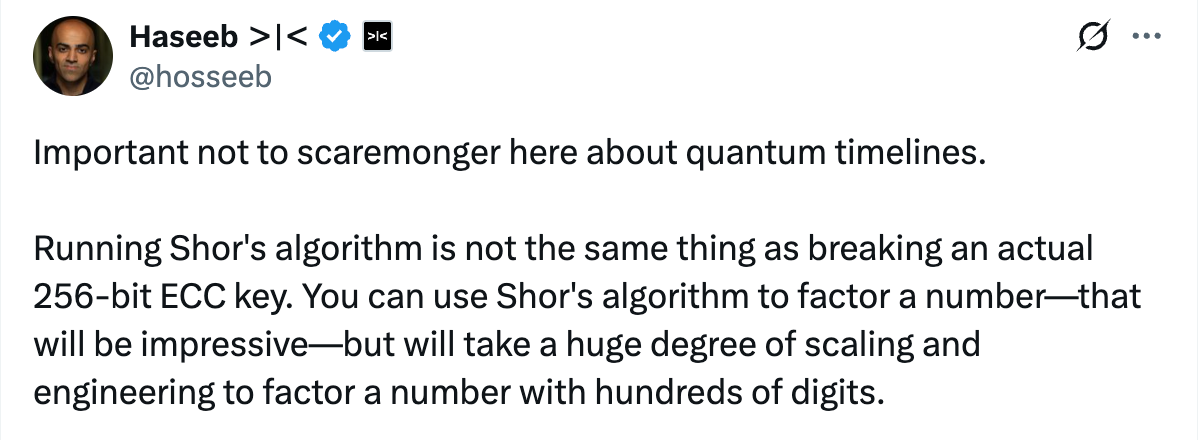 With the resurgence of the quantum threat theory, has the foundation of cryptocurrency been shaken?