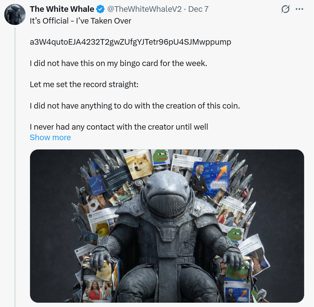 White Whale: How did a 