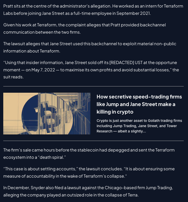 From Terra's Collapse to the 