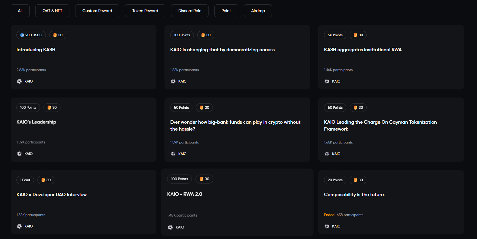Interaction Collection | Mahojin Check-in to Earn Points; KAIO Waitlist Application (February 23rd)