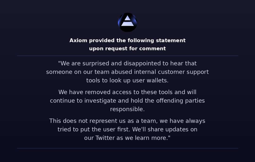 On-chain Investigator ZachXBT Confirms: Axiom Employees Exploited Internal Privileges for Insider Trading