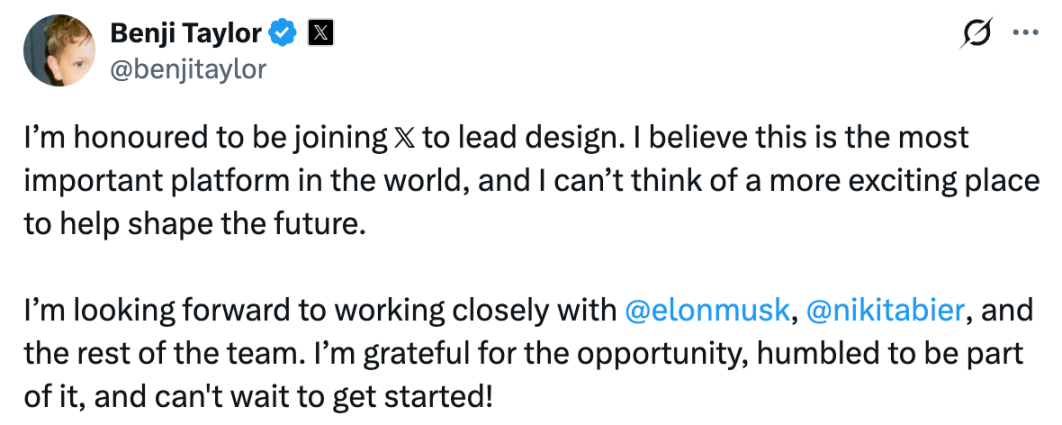 From Aave to X: Design Prodigy Benji Taylor, Why Was He Chosen by Musk?