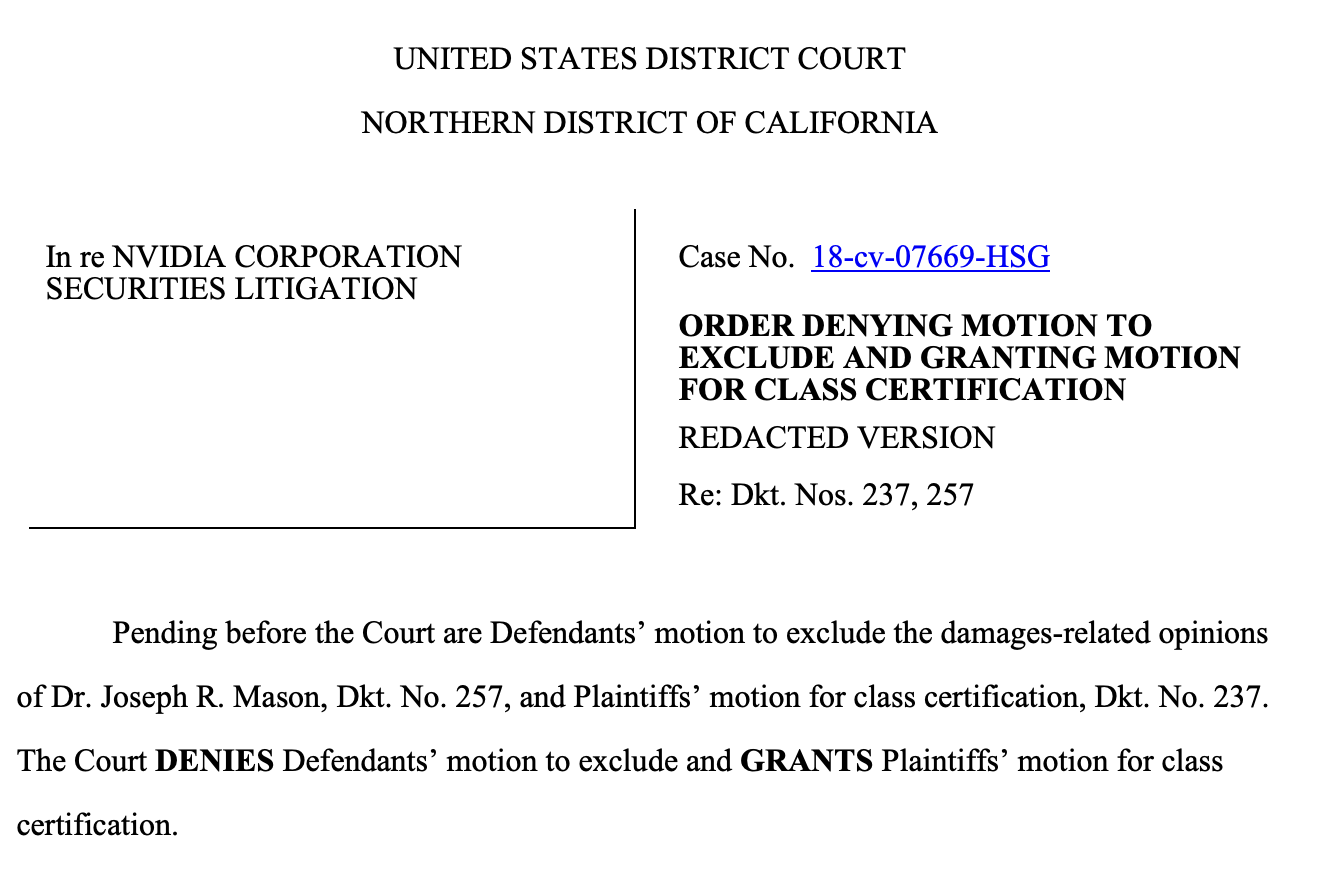 NVIDIA's Crypto Mining Case Reopened: A Hidden Chapter in the AI Giant's History