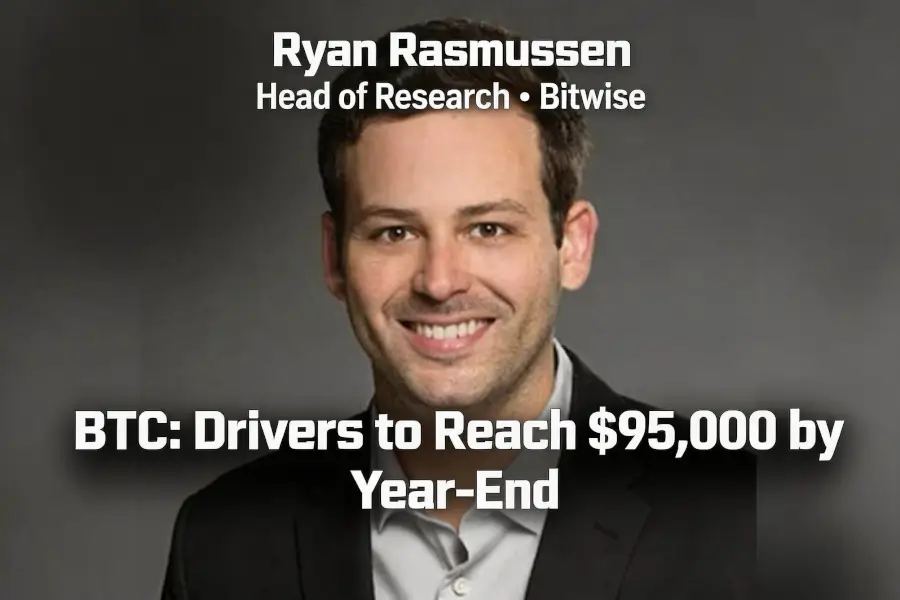 Odaily Interview with Bitwise: BTC Could Reach ,000 Range by Year-End