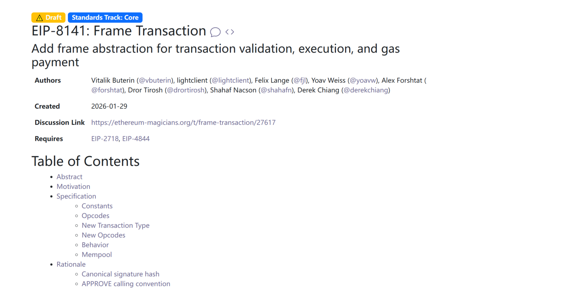 Native Account Abstraction + Quantum Resistance: Why Hasn't EIP-8141 Become the Headliner for Ethereum's Hegota?