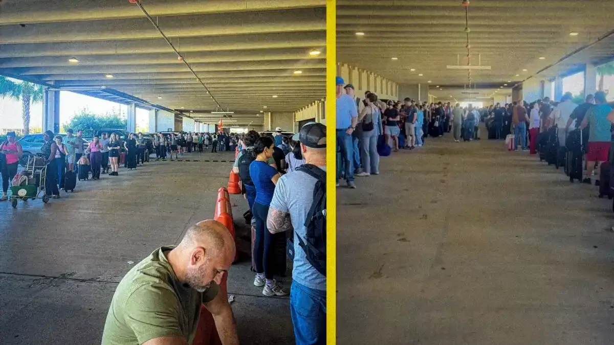 The belligerent Trump has forgotten the Americans who waited in line for hours at the airportThe Shutdown Game Between the Two Parties