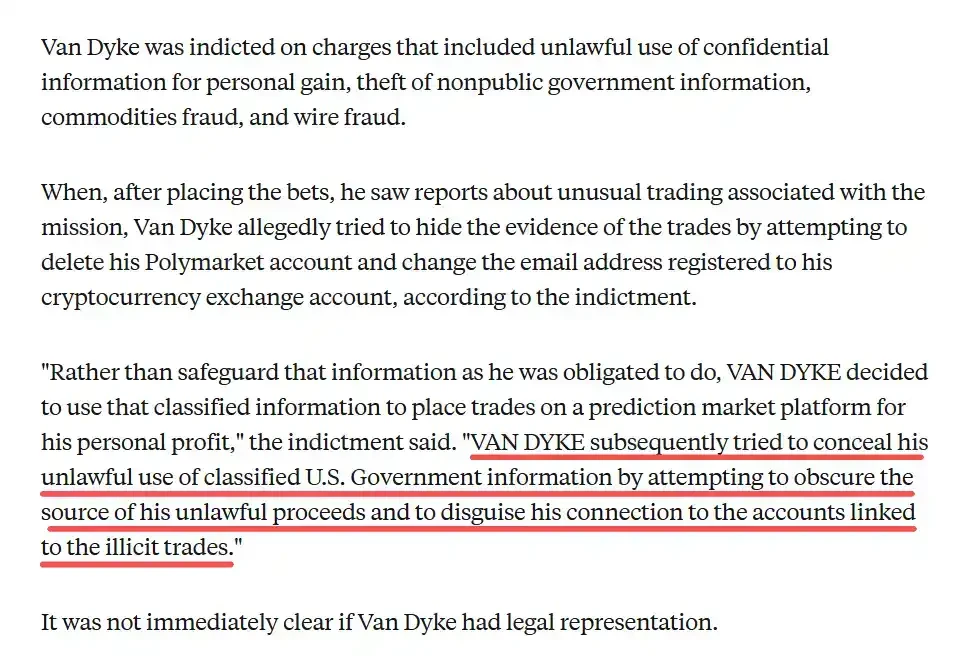 War insider trading involved a total of 5 individuals, with the one who made the most being arrested