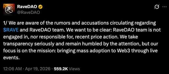 ZachXBT vs RAVE: Is a Clean Crypto Market What Degens Really Want?