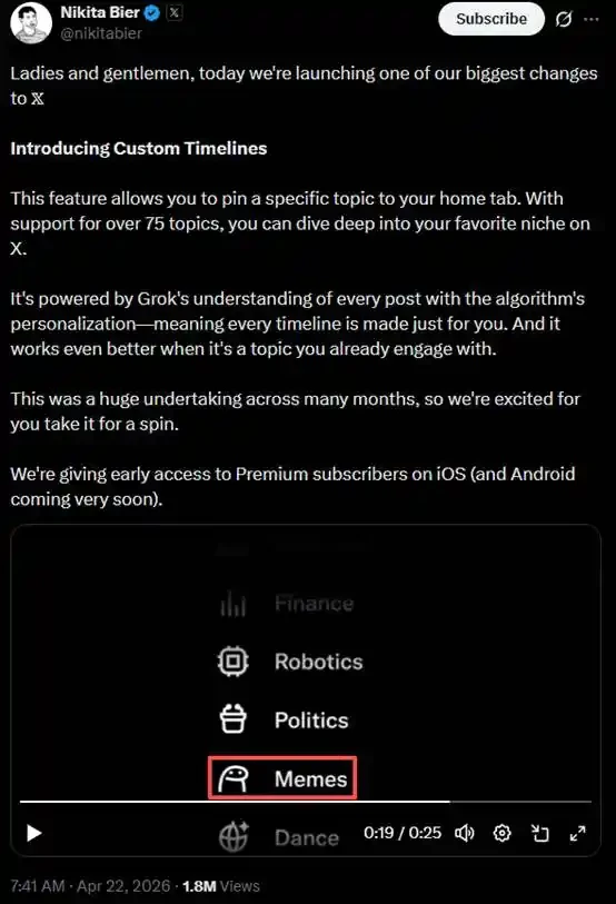 Does X Supporting Memes Mean the Meme Season Is Really Coming?<br />
Memes Are Important for X