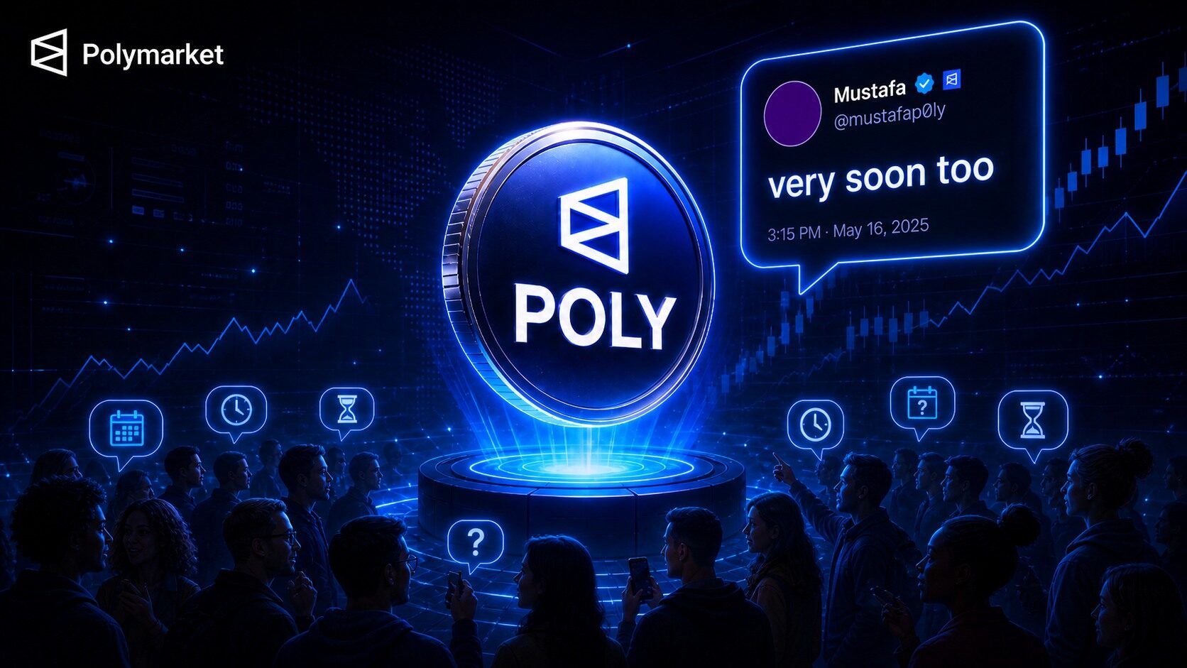 Polymarket team reignites token issuance expectations, have prediction players bought in?