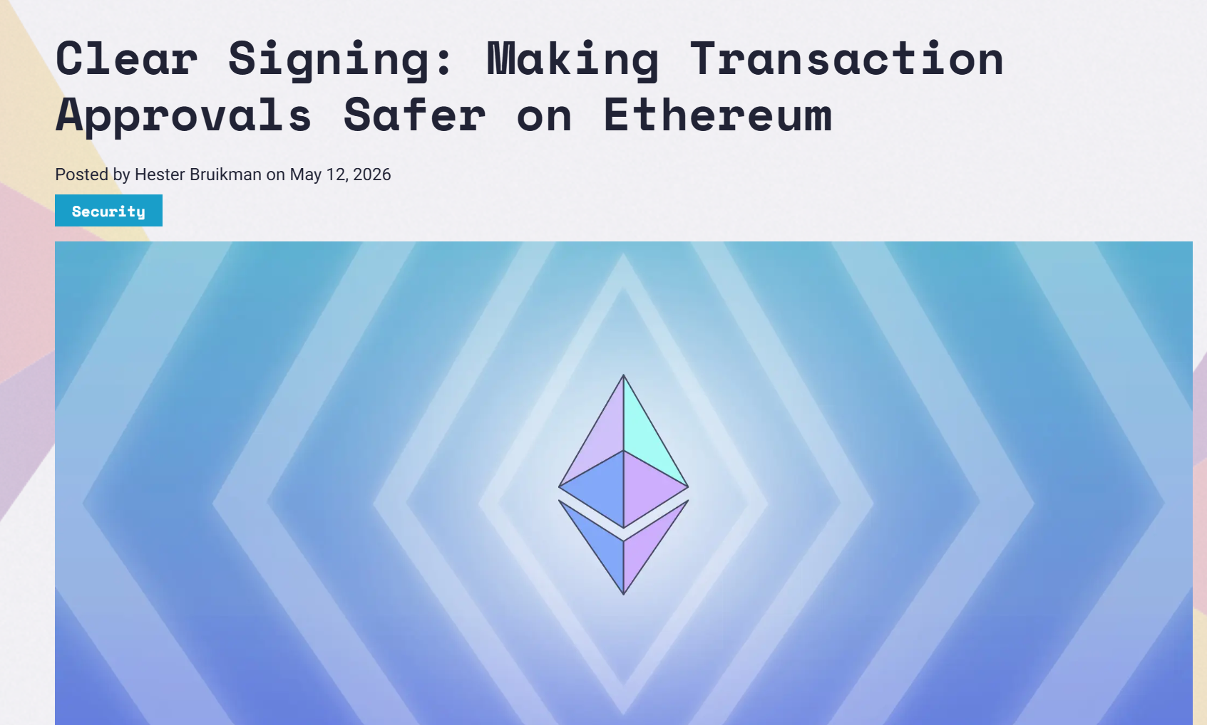 Ethereum Pushes for 