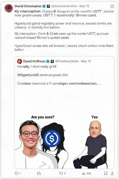 USDC launches counterattack on USDT, the real battlefield is on Hyperliquid