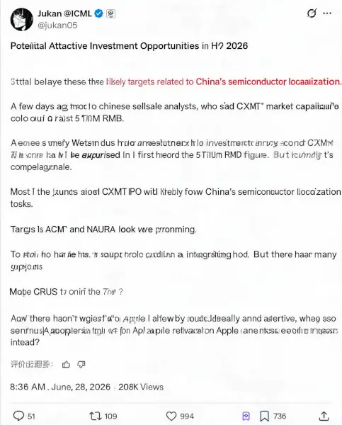 CXMT IPO Is Imminent, National Team Enters the Fray: Where Else Can the Memory Supply Chain Capital Flow?