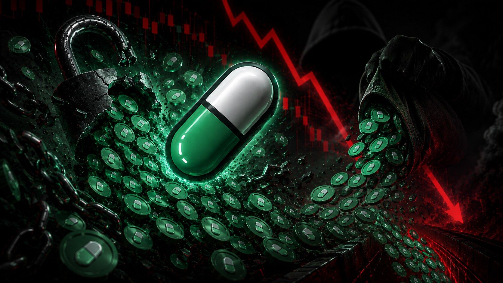 Unlock of 20%, 5 million looming, can PUMP withstand the pressure?