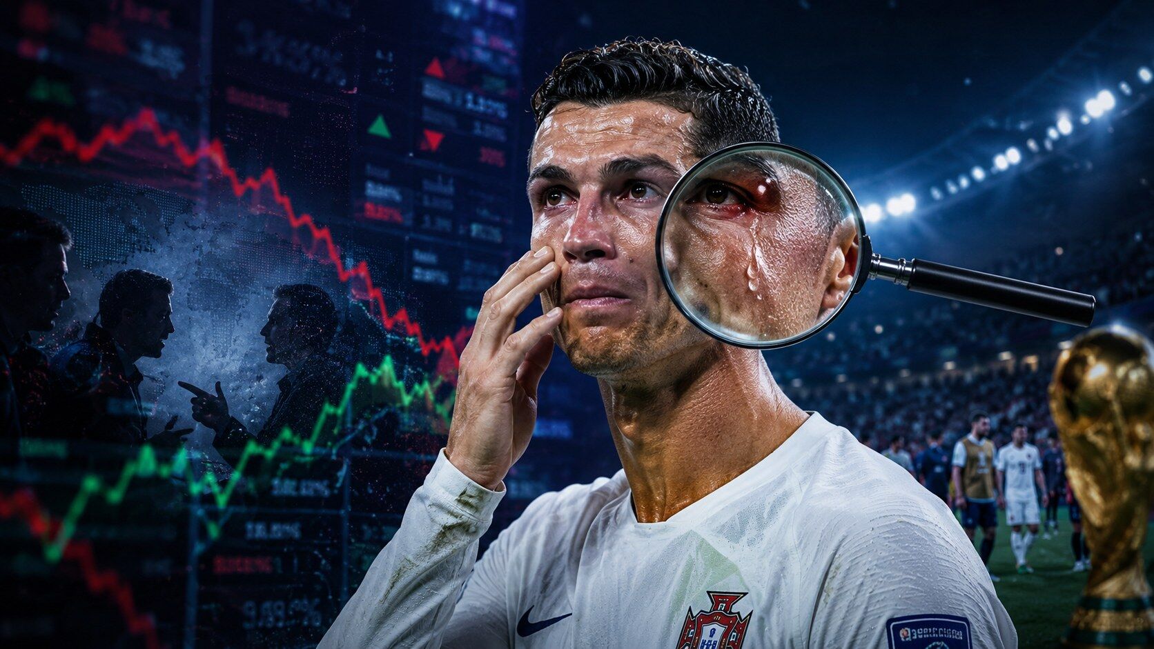 After Ronaldo's tearful farewell, Polymarket stages a 'tear verification' drama