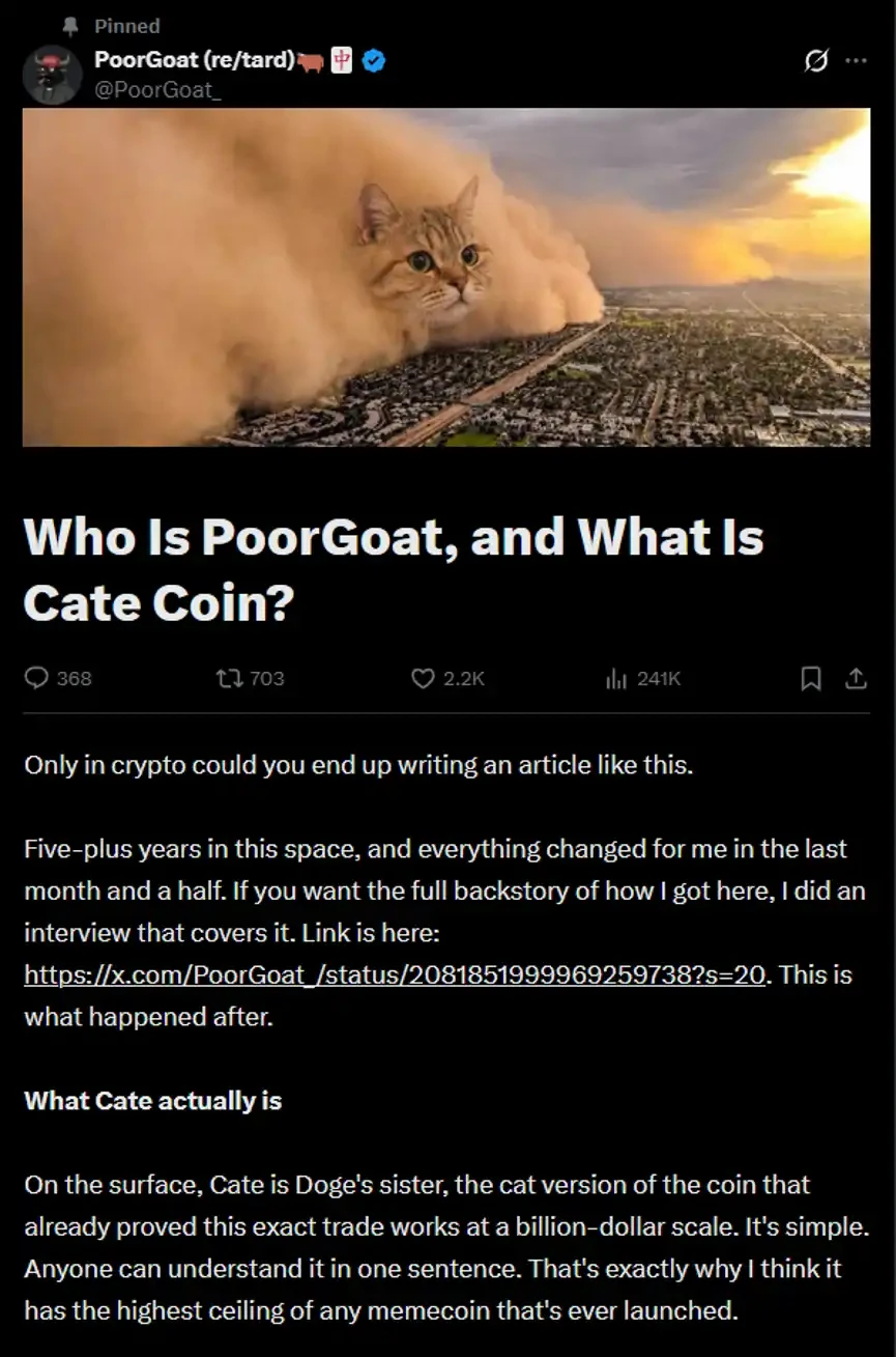 $CATE Crashes 65% in One Minute, fomo Platform's