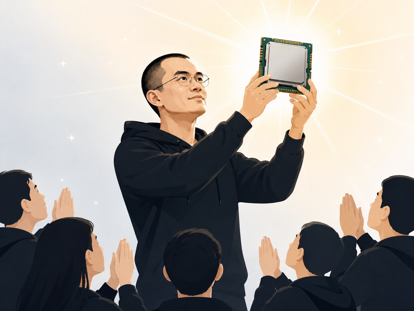 CZ's one-two-three punch sparks a surge in interest for a 16-year-old's on-chain CPU project