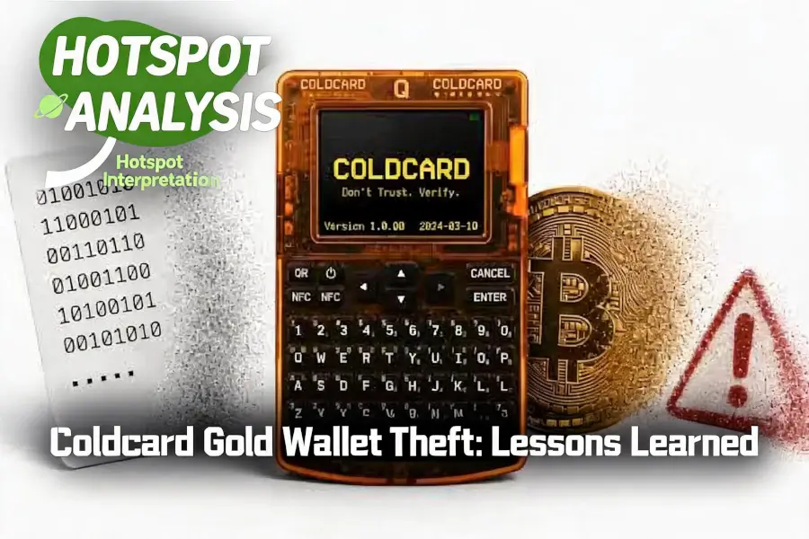 Coldcard cold wallet suffers breach, random number vulnerability leads to 4 million in BTC stolen
